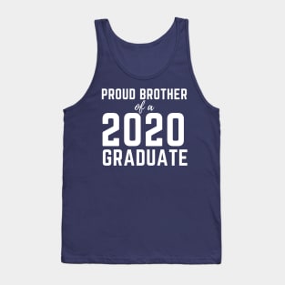 Proud Brother Of A 2020 Graduate Senior Class Graduation Tank Top